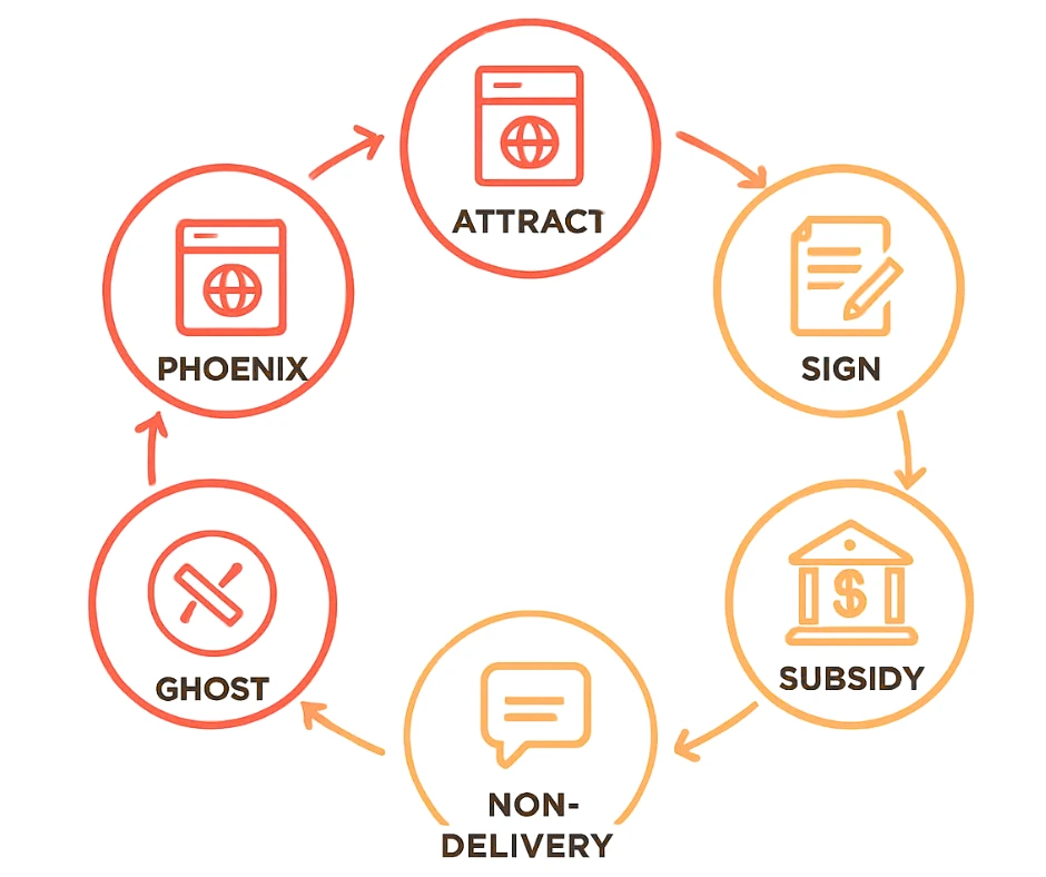 Modus operandi of the investigated company