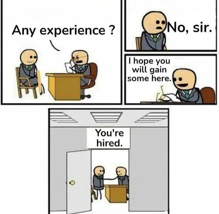 You are hired son